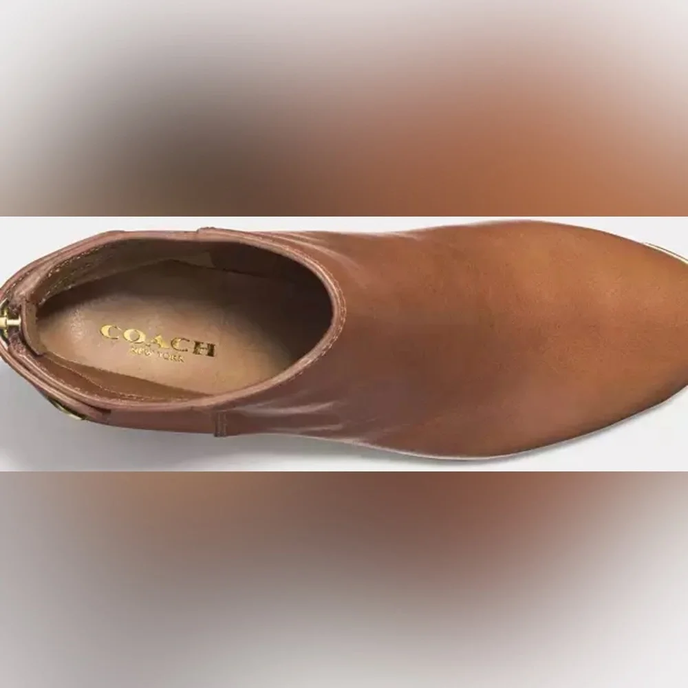 COACH Waldorf Bootie Cinnamon 5.5 M - Picture 3 of 11